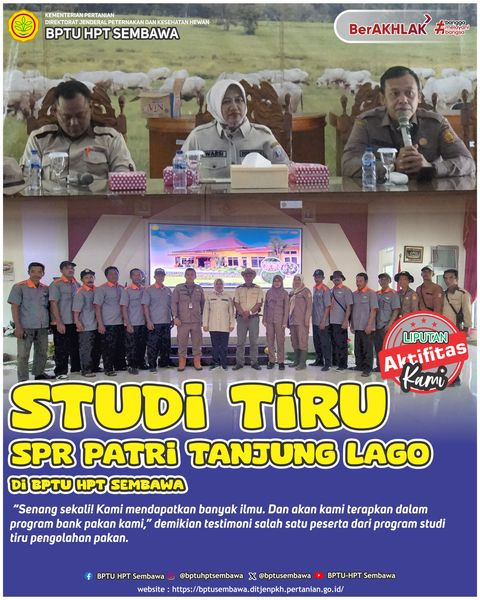 Studi Tiru SPR PATRI Tanjung Lago Madiri di BPTU HPT Sembawa 