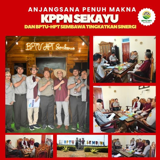 Anjangsana Penuh Makna : KPPN Sekayu dan BPTU HPT Sembawa Tingkatkan Sinergi