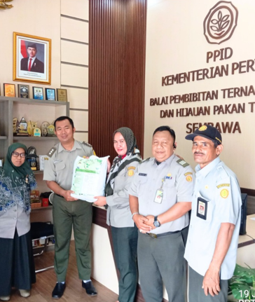 Wujudkan Sinergi Antar Instansi, BPTU-HPT Sembawa Dukung Pemanfaatan Pekarangan BRMP Sumsel