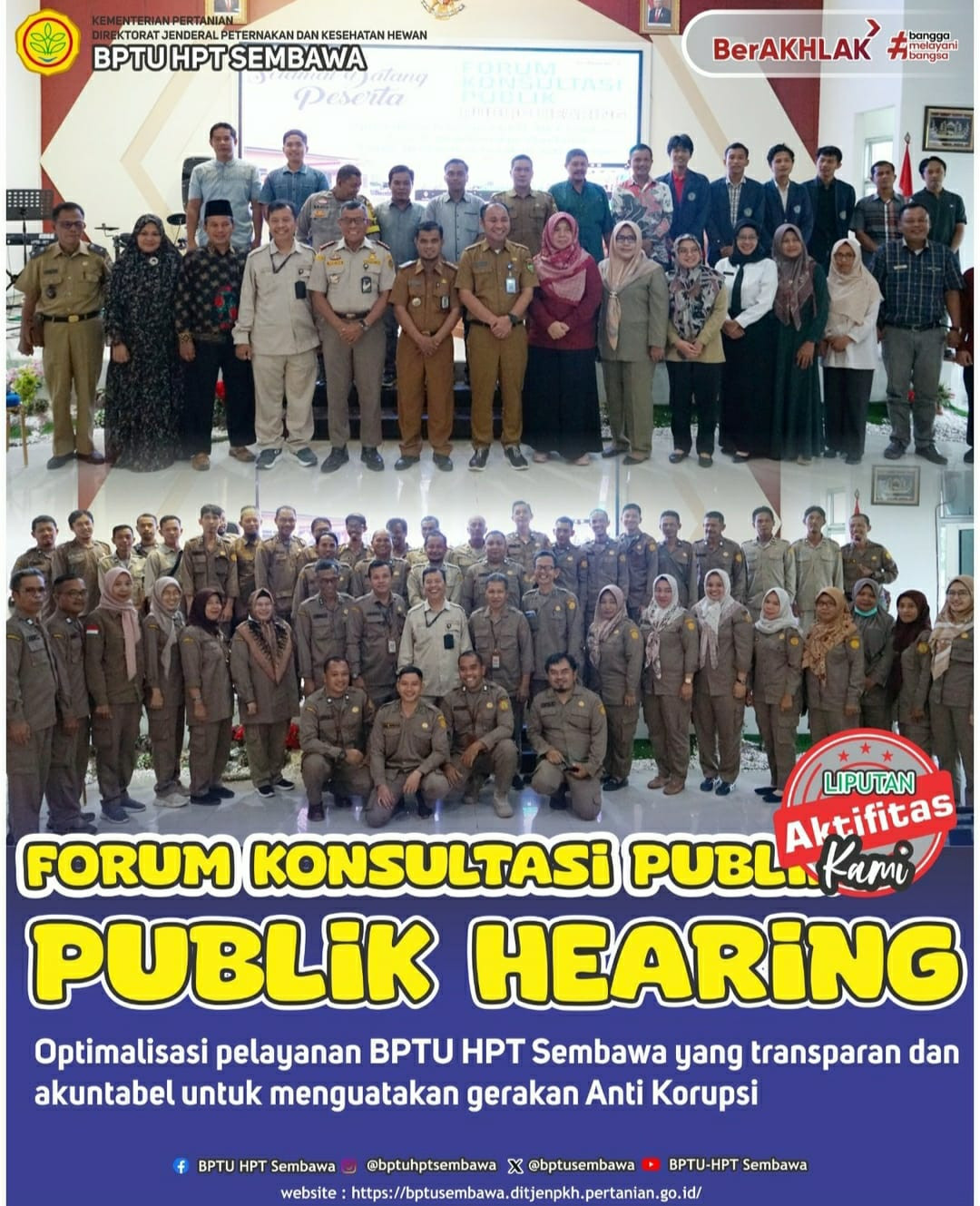 Forum Konsultasi Publik / Publik Hearing