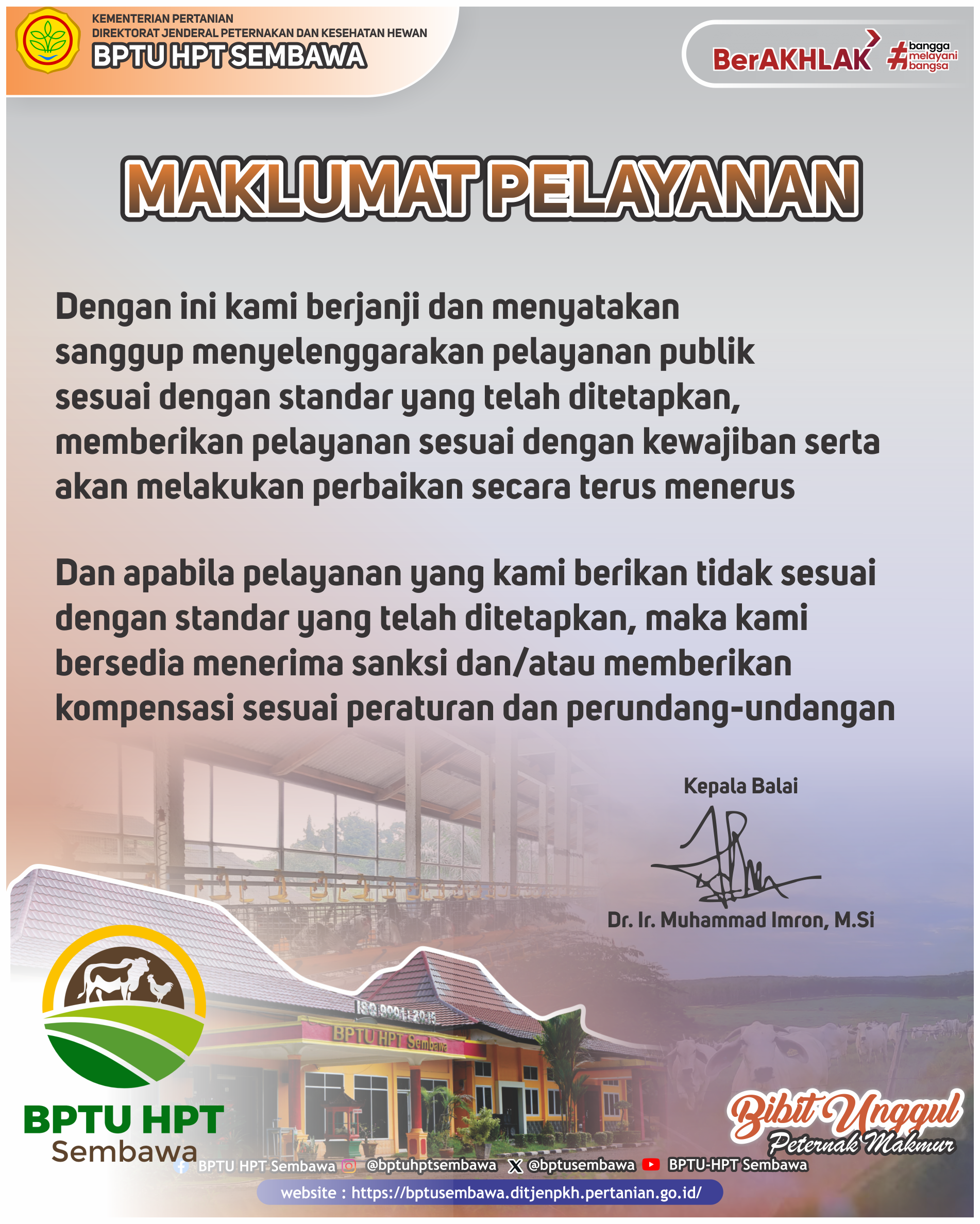 Kiri - Maklumat Pelayanan